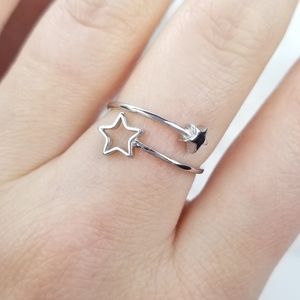 {A Passing Wish Ring} Shooting Star .925